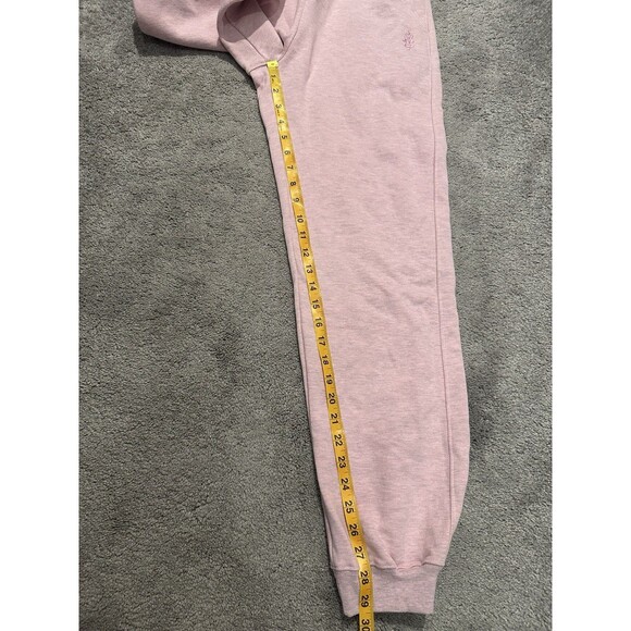 Free People For The Win Joggers Sweatpants XS High Rise Fleece Lined Candy Pink - Picture 7 of 8